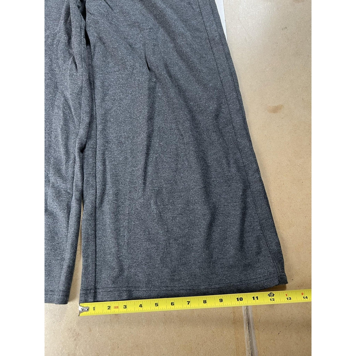 Patrizia Luca Pants Womens L Gray Jersey Sweatpants Elastic Waist Pockets
