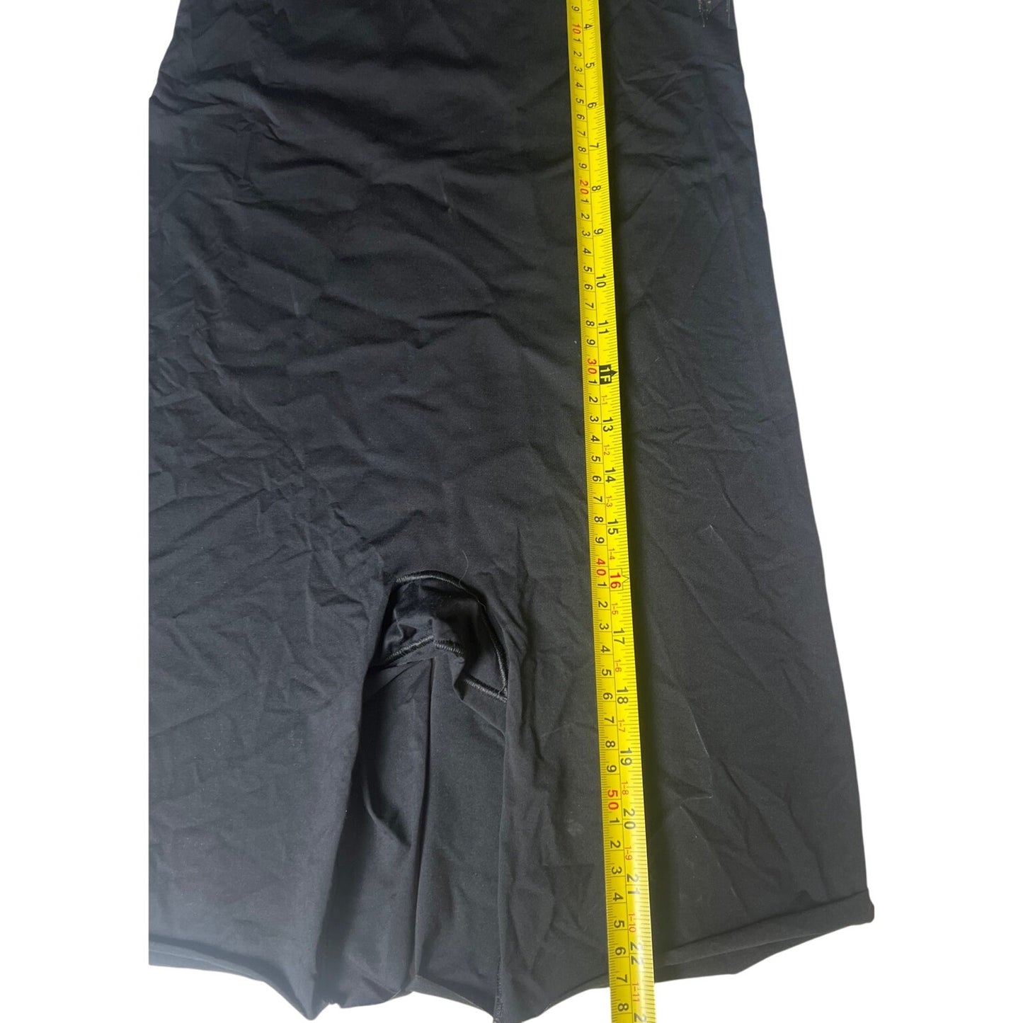 Spandex Women Compression Black Shorts *Dimensions in Picture*