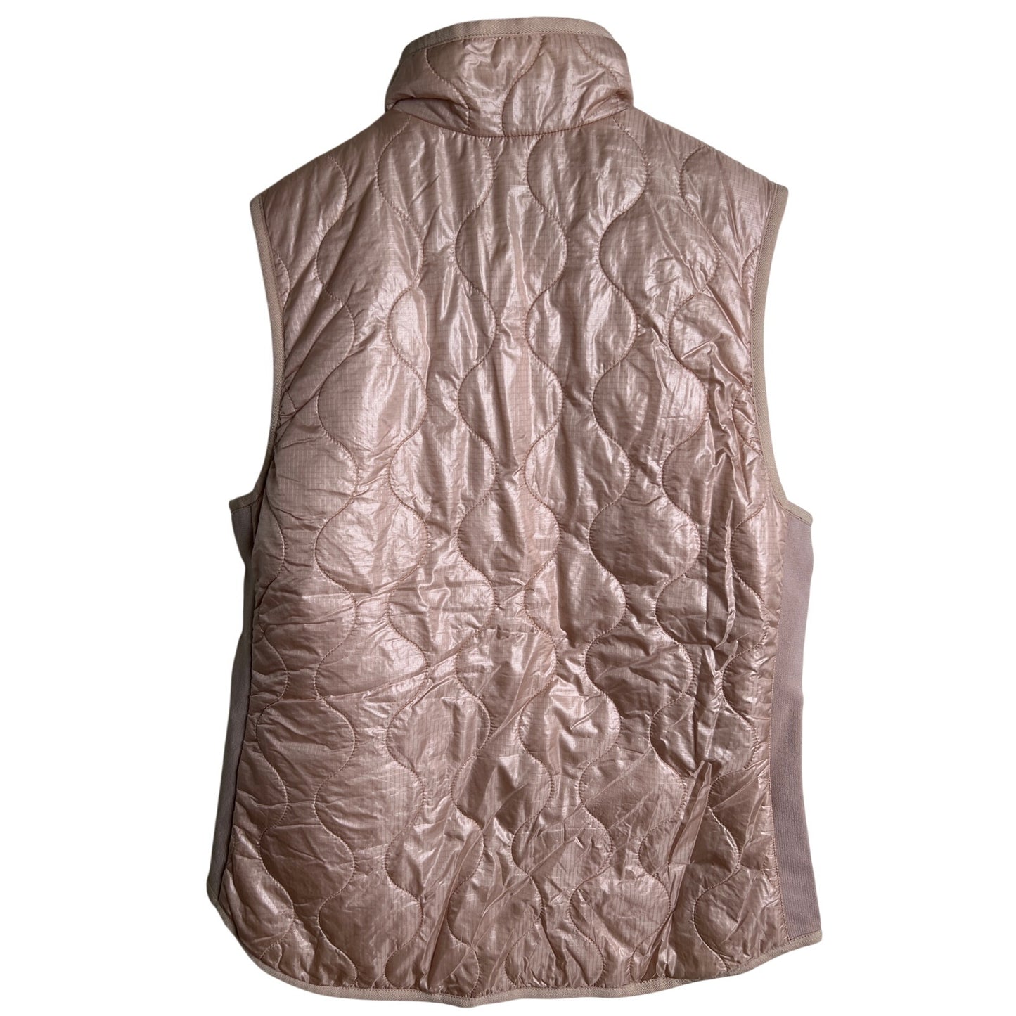 J. Crew Pale Pink Quilted Vest Neutral Peachy Pink Vest Puffer Size S