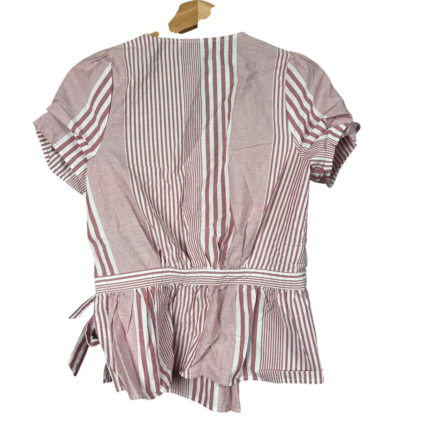 Madewell Striped Summer Wrap Blouse Women's Size XS