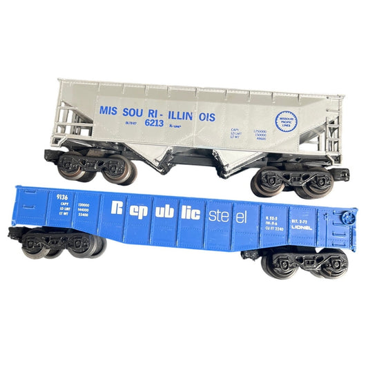 O/O-27 K-Line 6123 Missouri Illinois Hopper, Republic Steel Train