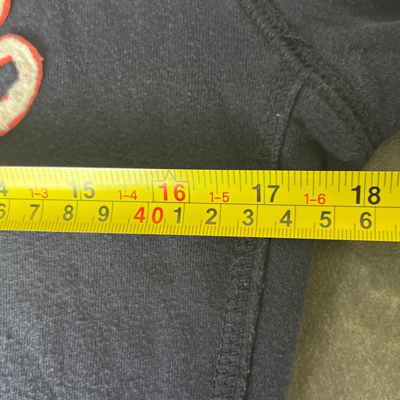 Aeropostale Hoodie Medium College Style Full Zip Navy Blue