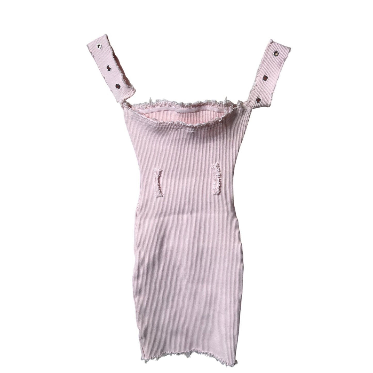 Hot & Delicious Expendable Pink Shoulder Dress Size Medium