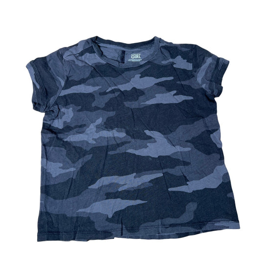 Athleta Girls Black Camo Top Size S (7)