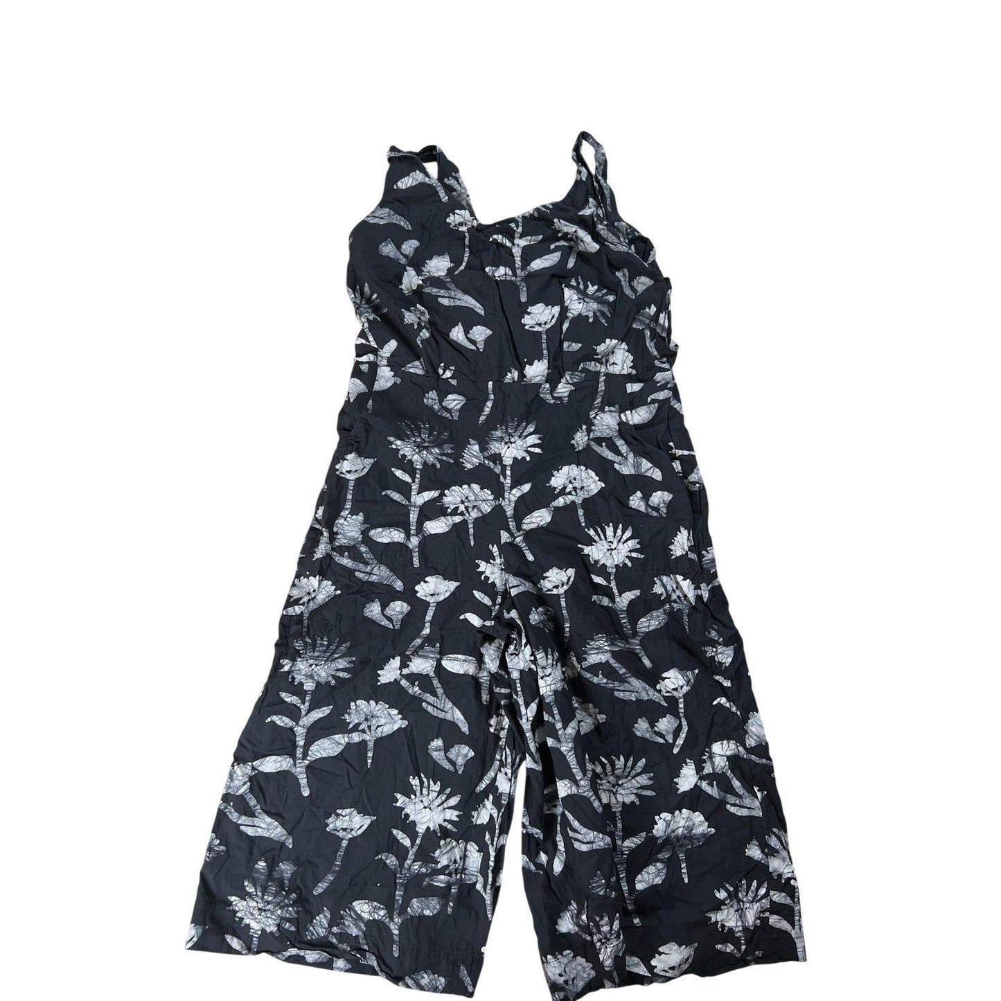 Global Mamas Jumpsuit Womens XL Black One-Piece Sleeveless Scoop Neck Cotton
