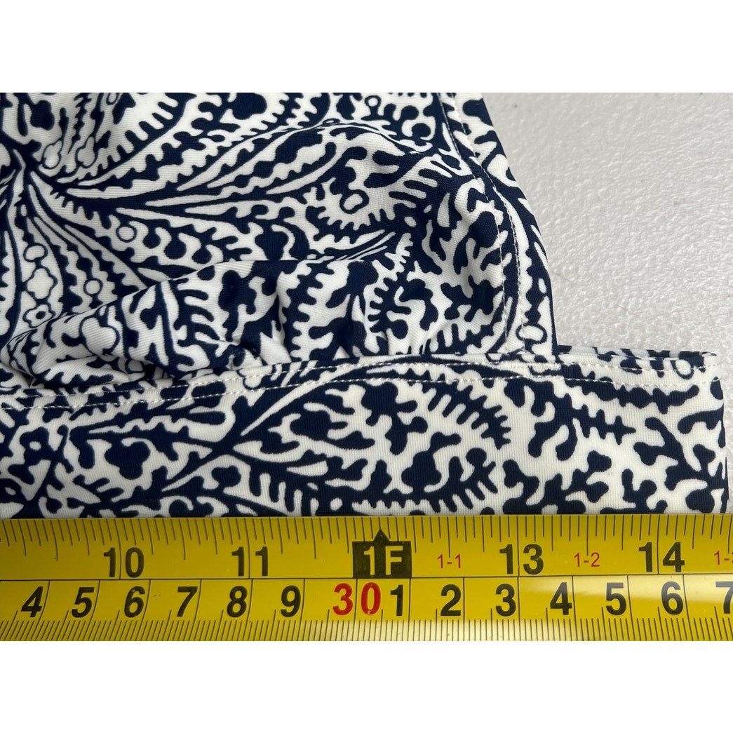 Aerie Large Swim Bikini Top Strappy Black White