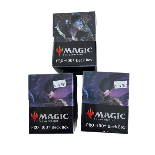 Ultra PRO Magic The Gathering PRO-100+ Deck Box 100+ Count Multicolor Lot Of 4