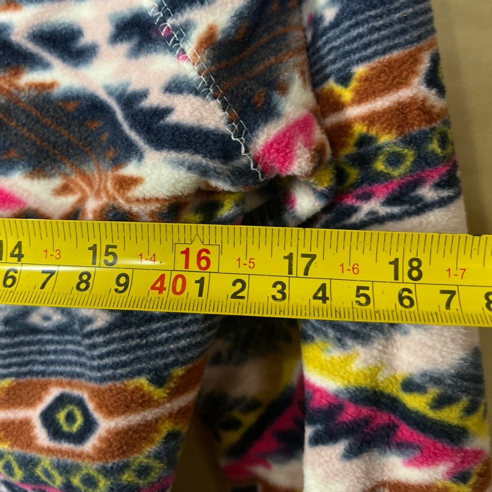 NWT Eddie Bauer Women’s M Southwest Multi-Color Fleece Pullover Quarter Zip