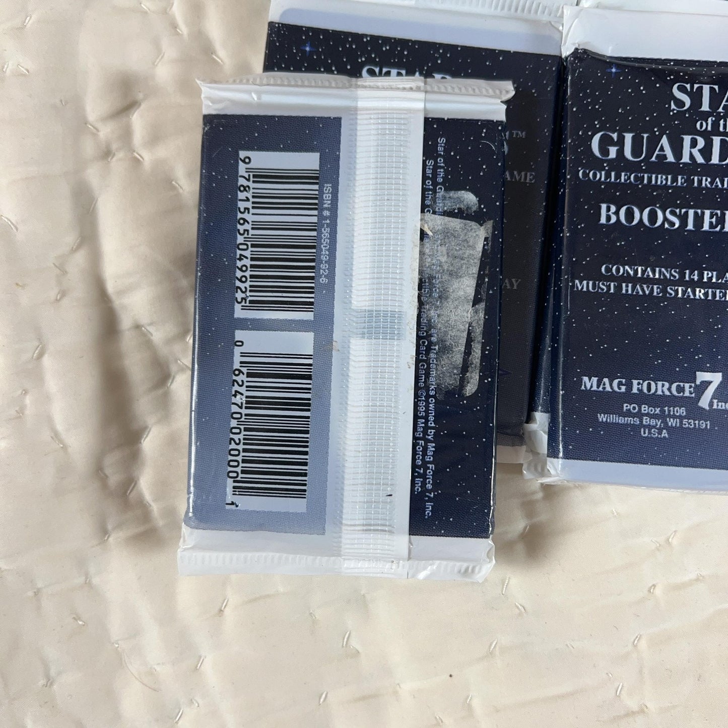 Mag Force 7 Inc. Star Of The Guardians Booster Pack Lot Of 10 Sealed Navy