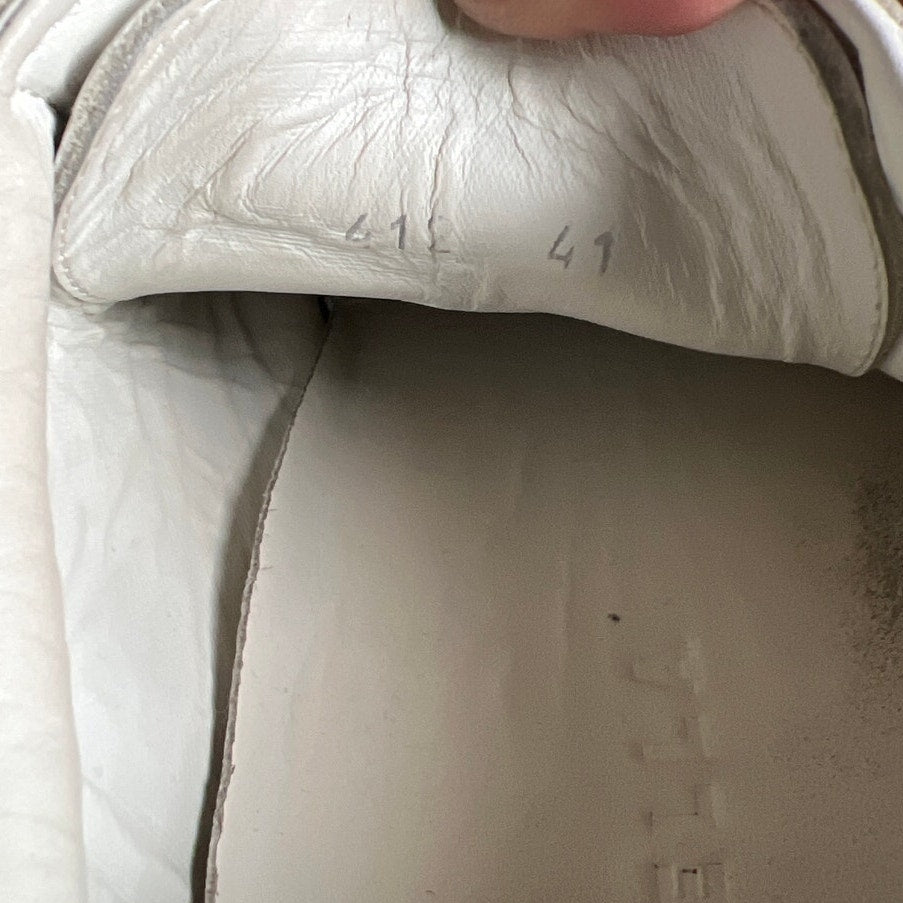 Marcella NY Size 41 White Canva Lace Sneakers Size 10 Women's