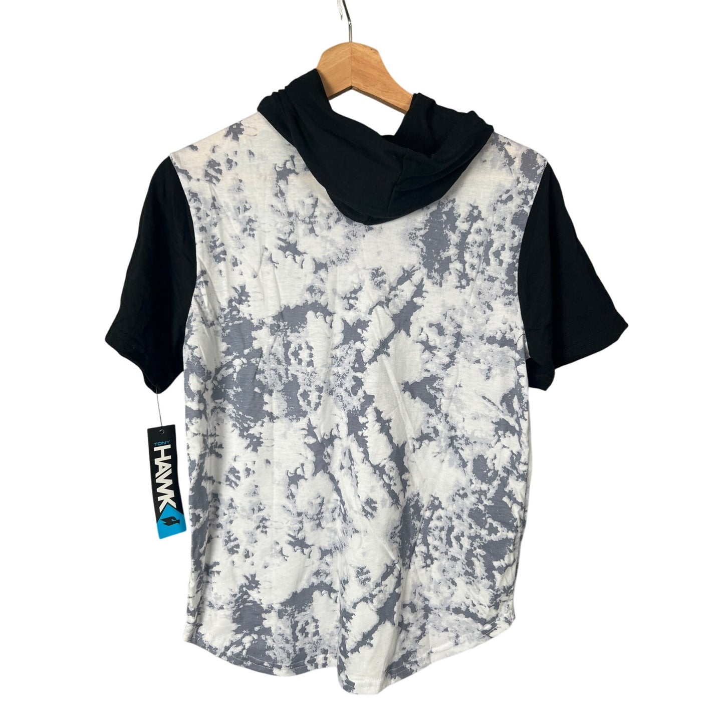 Tony Hawk NWT Cut T-shirt Hoodie Size Large Boys Marble Pattern