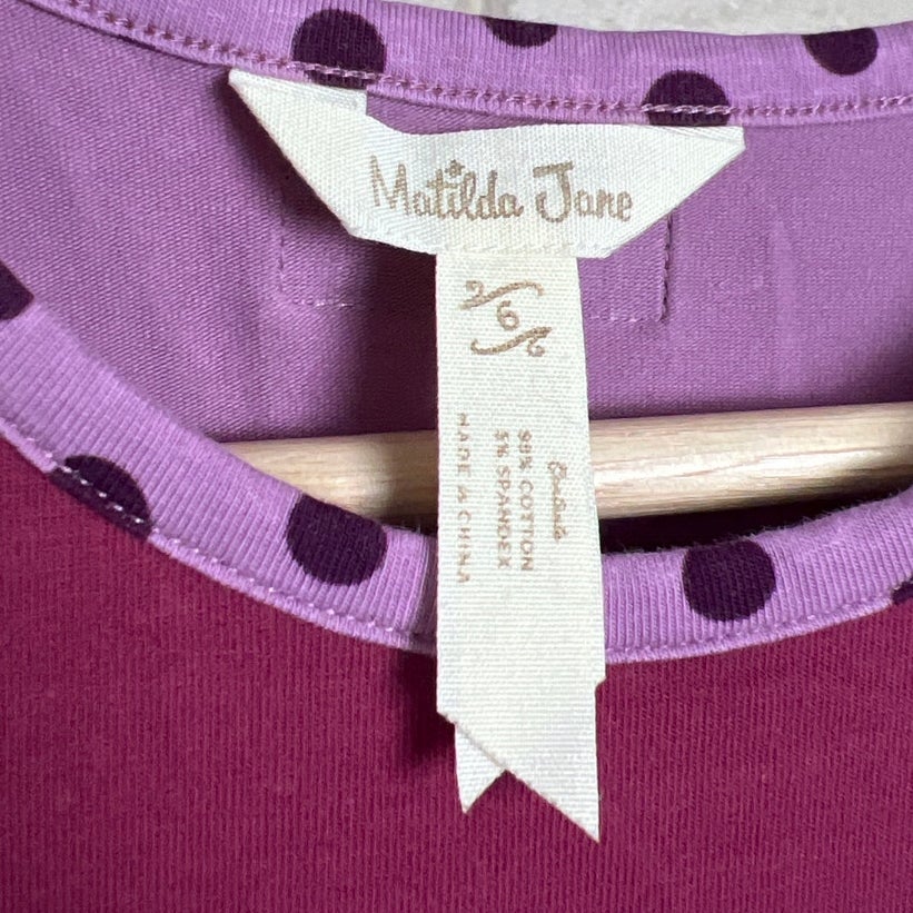 Matilda Jane Size 6 Kids Oh Dear Ruffles Tunic Tank