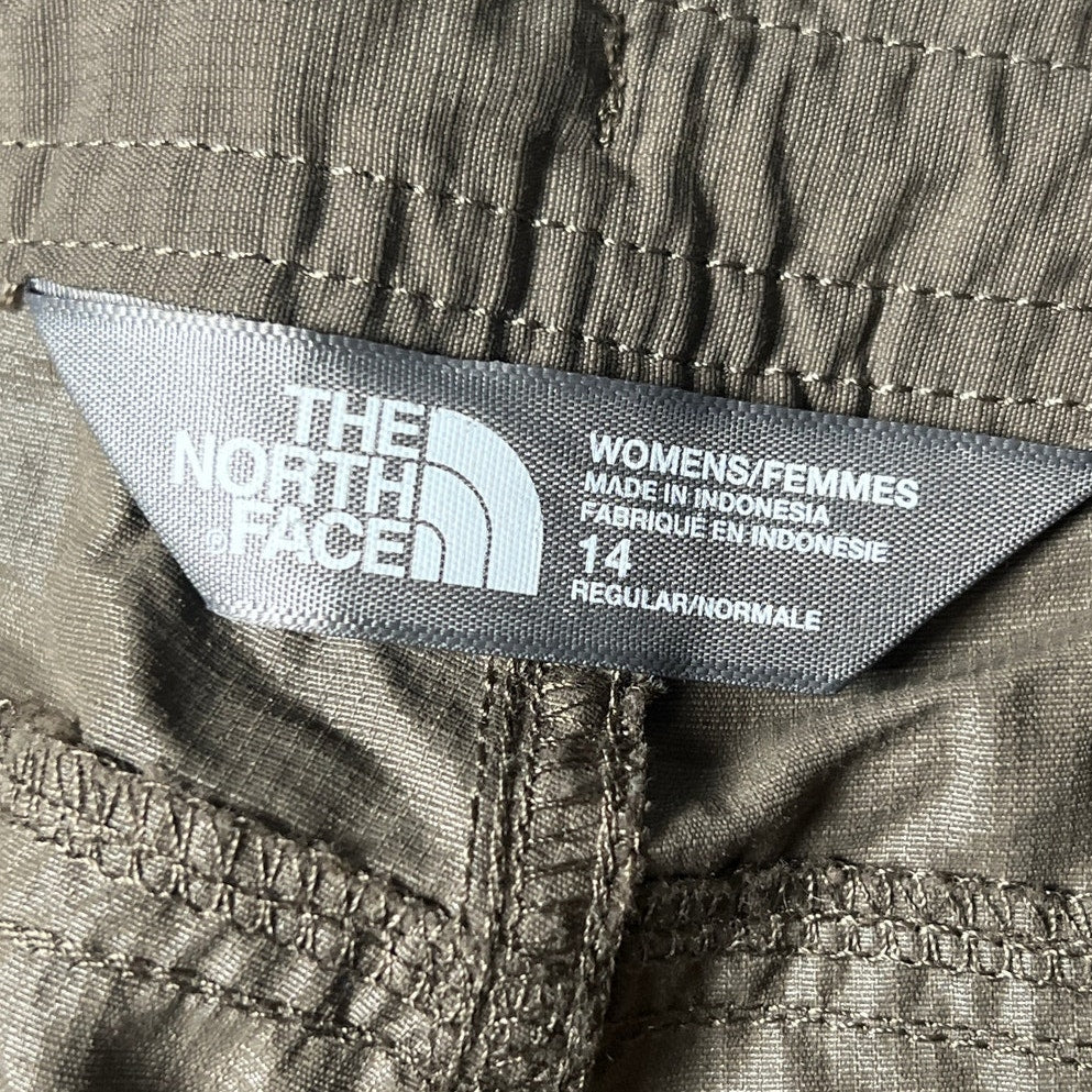 The Northface Military Women's Shorts Brown Size 14 Mini