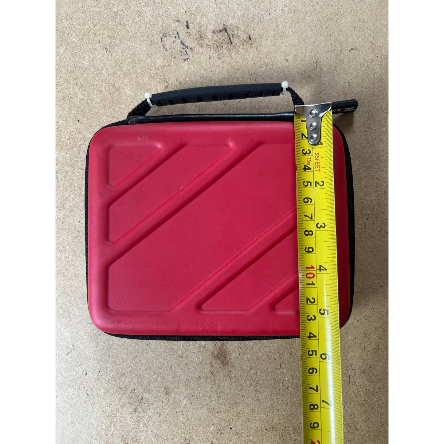 R.D.S. Industries Inc. Red Hard Shell Padded Carrying Case For Nintendo 3DS