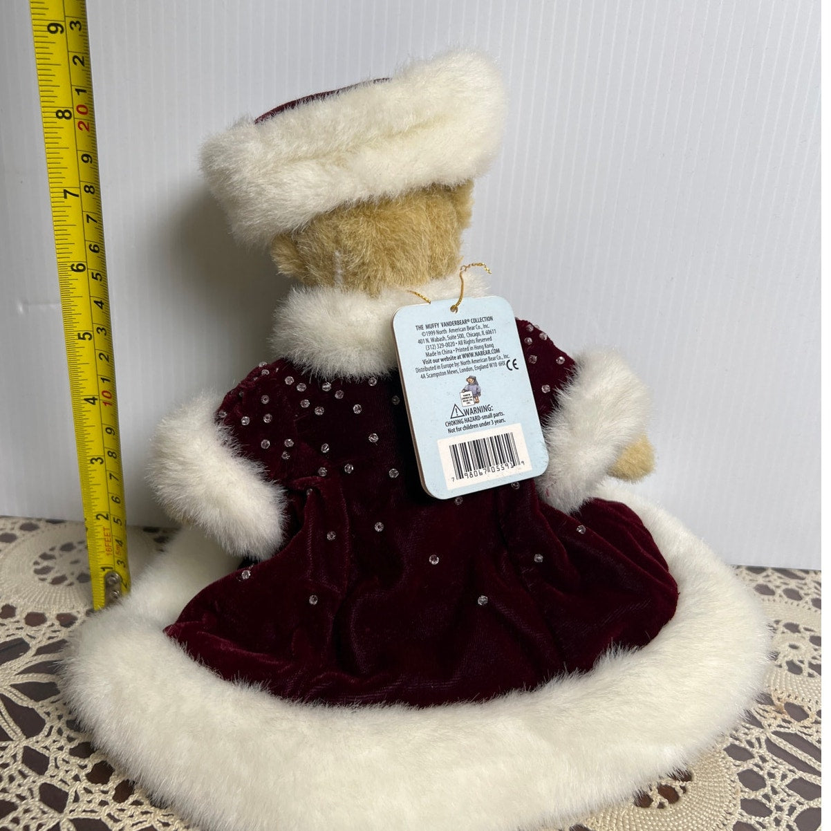 1999 Muffy VanderBear in Winter Princess Outfit Holiday Limited Edition