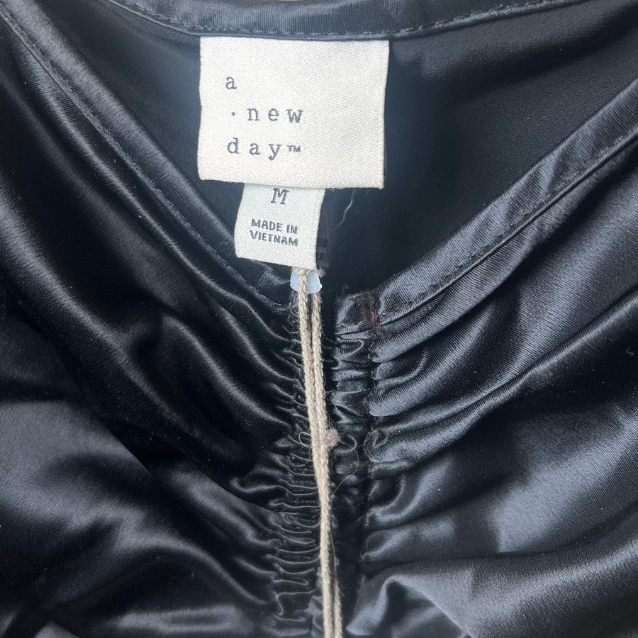 A New Day NWT Women Black Long Dress Size Medium