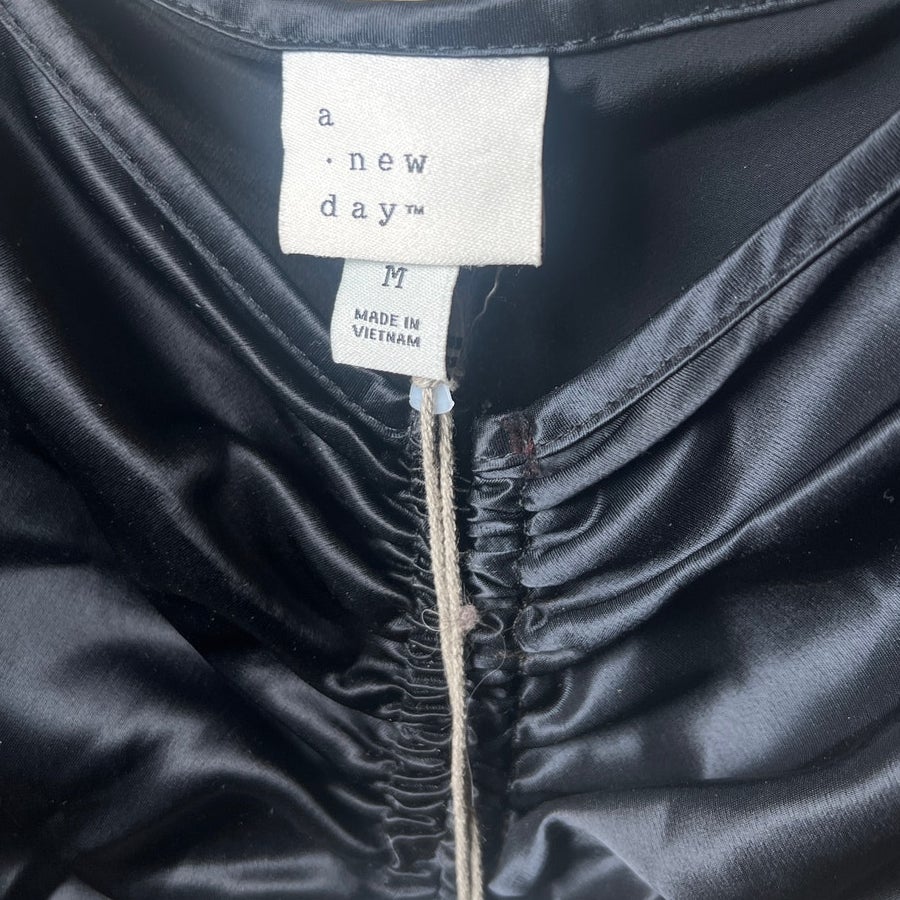 A New Day NWT Women Black Long Dress Size Medium