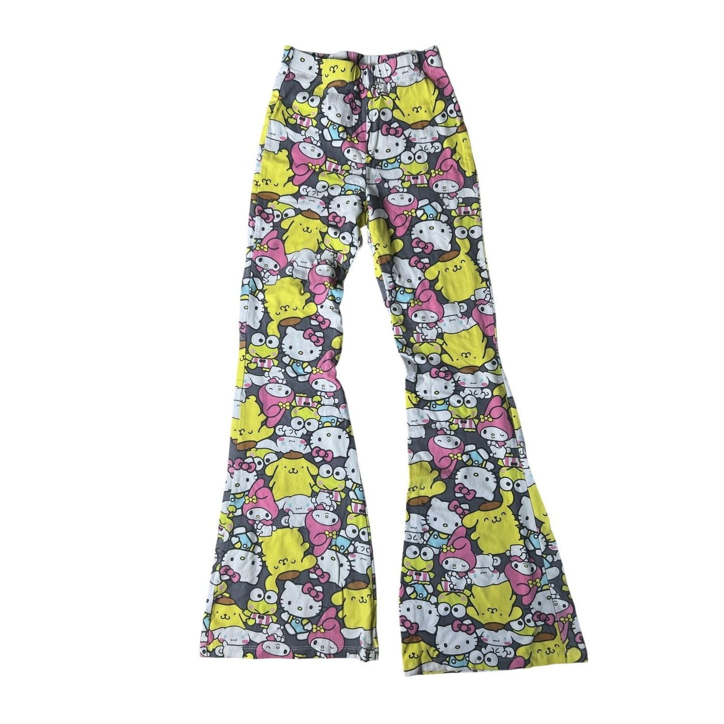 Sanrio Leggings Womens XS Multicolor Ankle Hello Kitty Friends Cotton Spandex