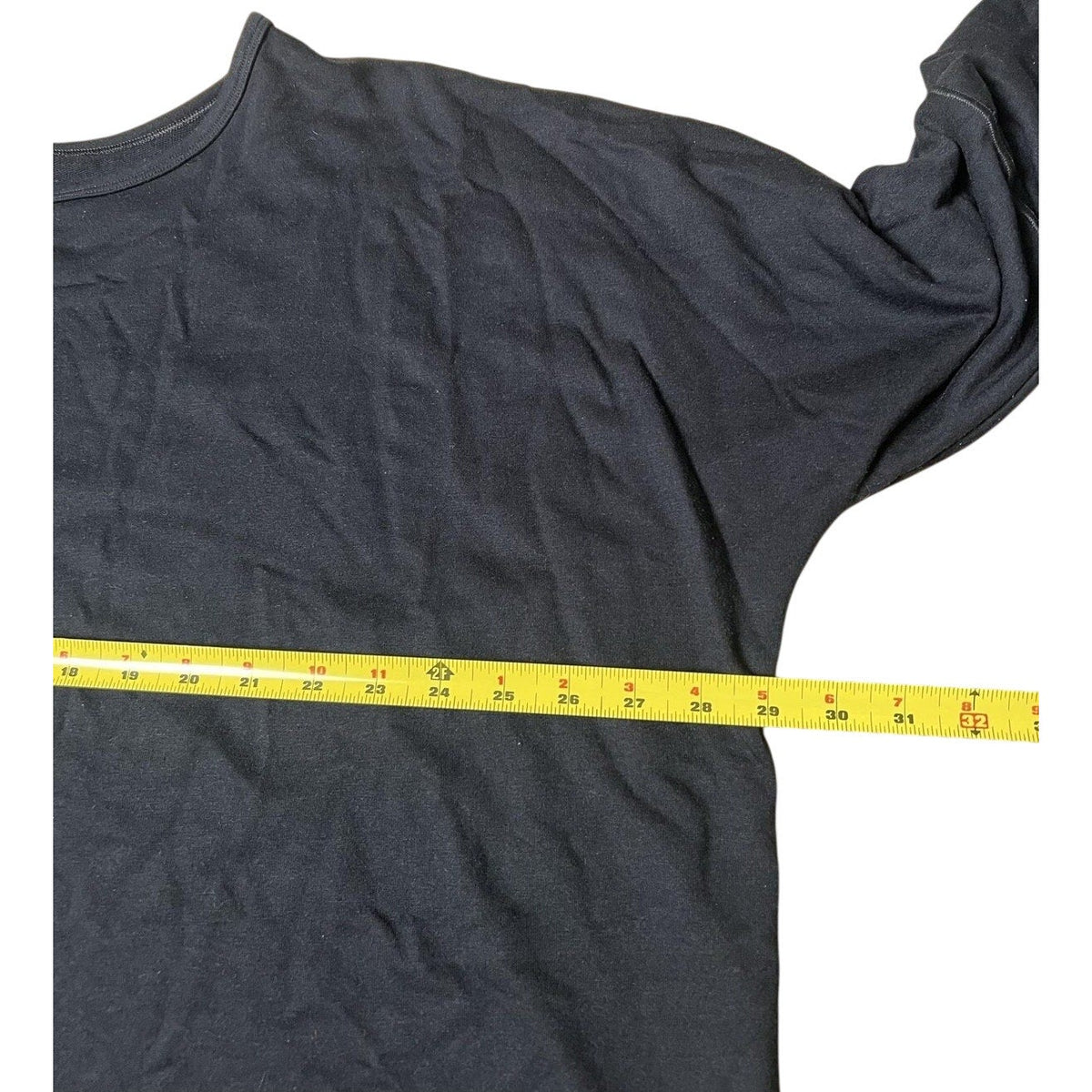 Spanx Tunic Womens 1X Black Crew Neck Jersey Stretch Lightweight Pullover