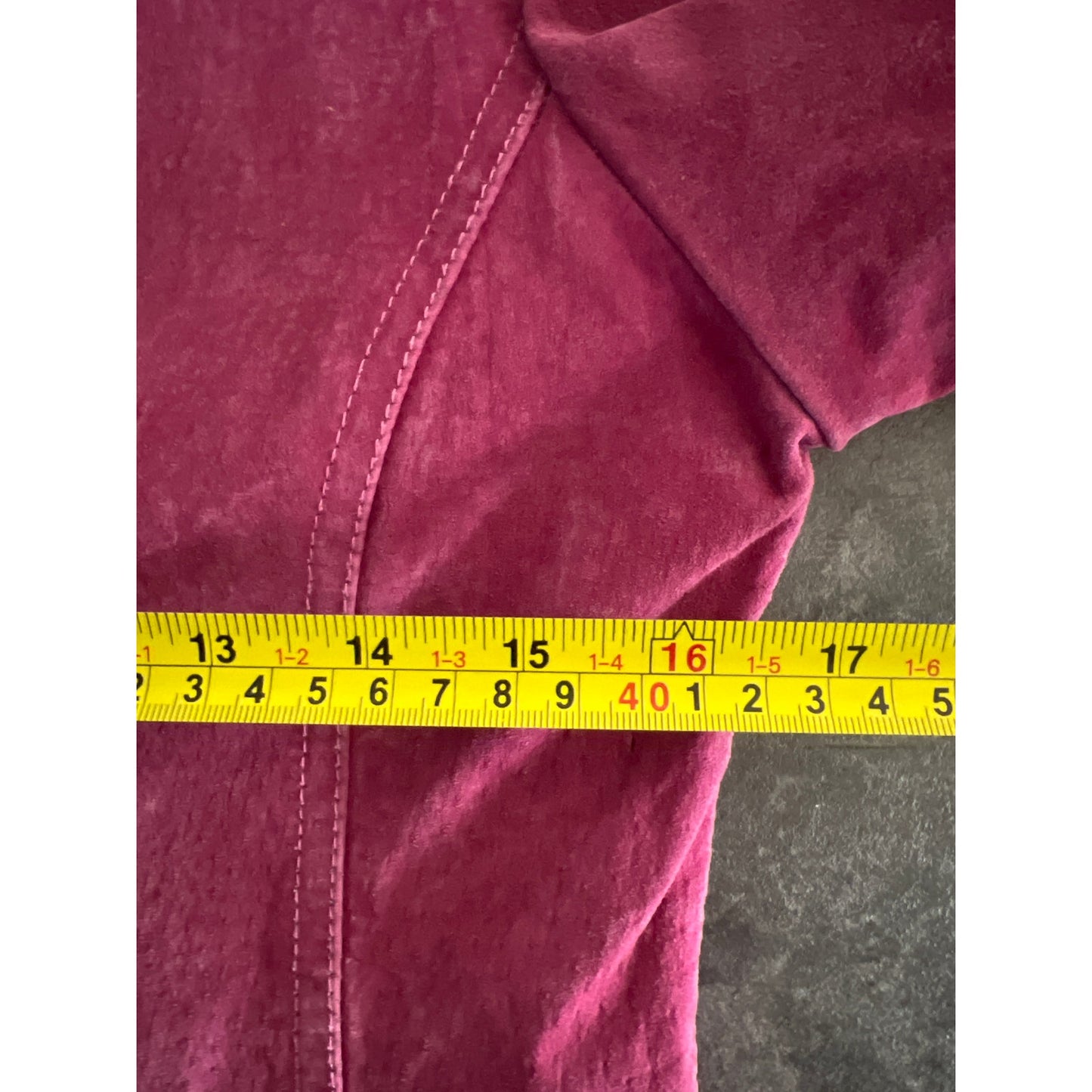 Vintage Live A Little Size PS 100% Leather Pink Button Jacket