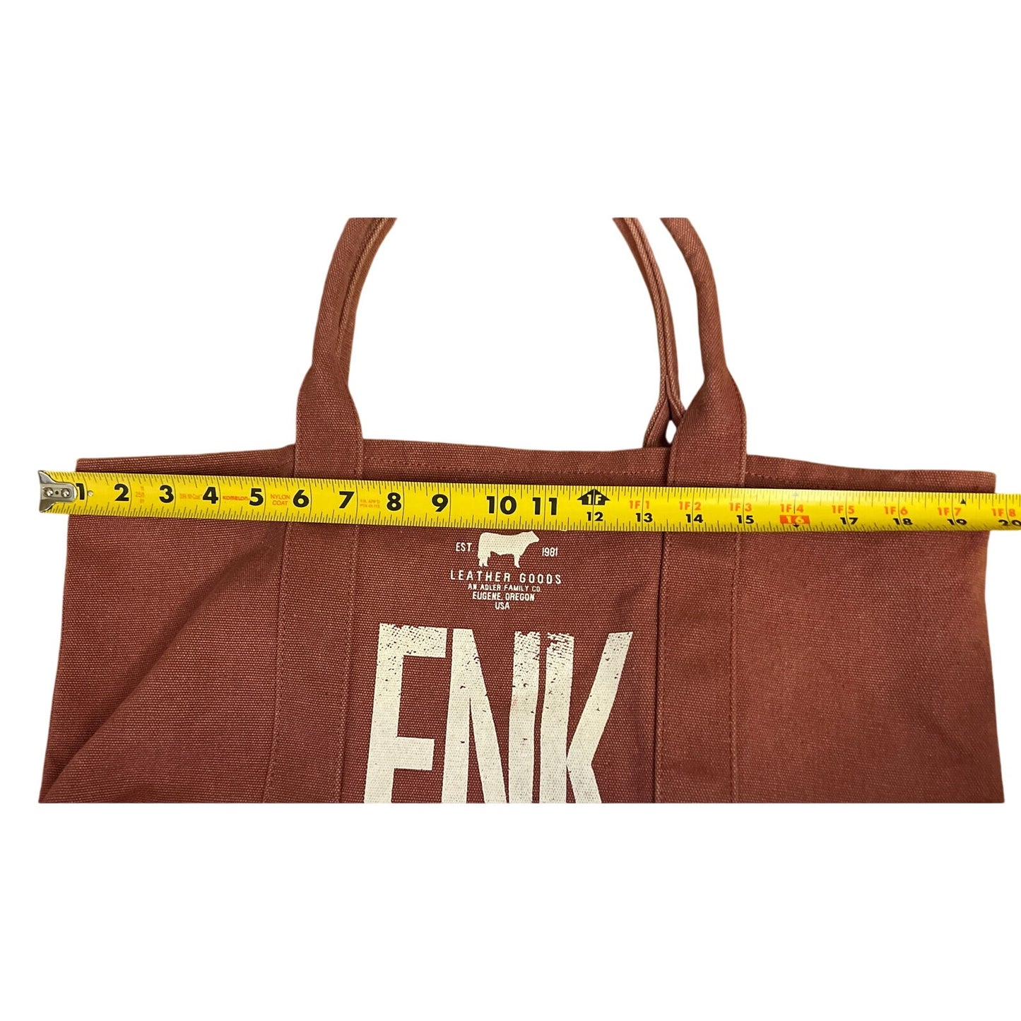 WILL LEATHER GOODS ENK Pink Canvas Tote Bag Oregon