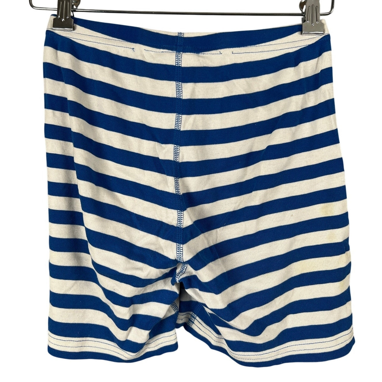 Hanna Andersson Stripped Blue Shorts Size 14 Toddler Organic Cotton