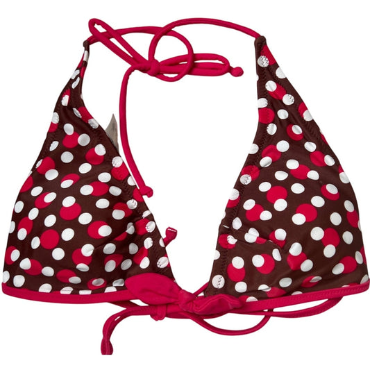 Victoria Secret Polka Dot Swim Top Red Size Medium