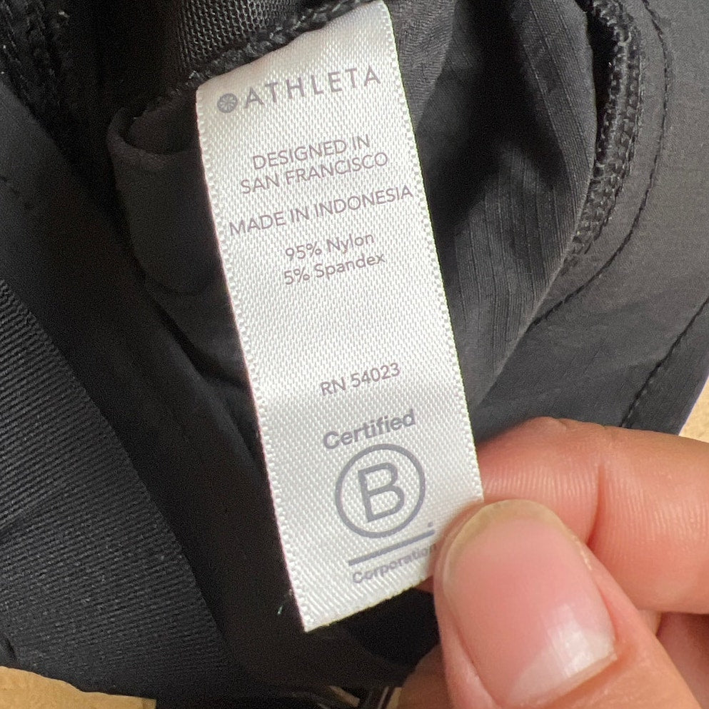 Athleta Black Trekkie Pants Women Size 2