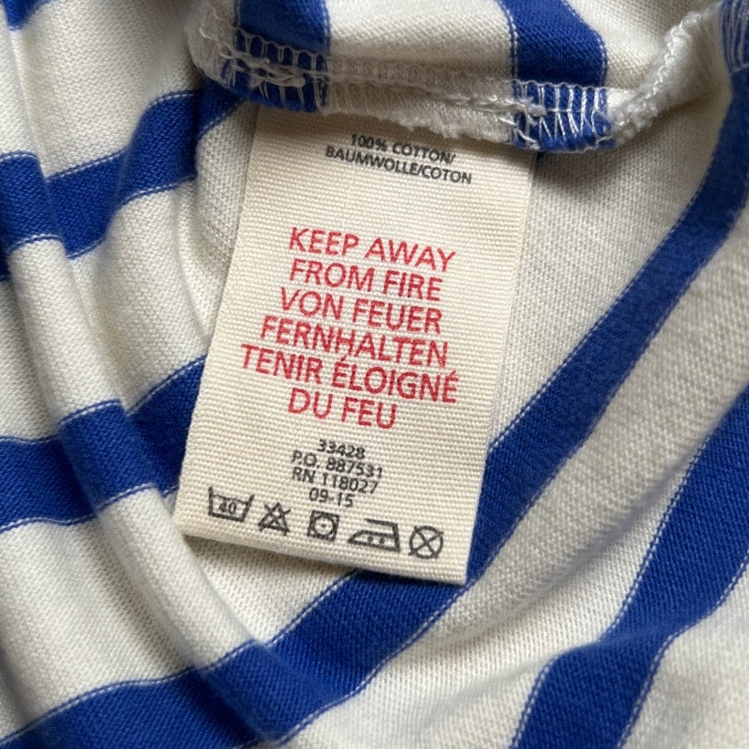 Mini Boden Girl’s Striped Play Dress Size 5-6y Cotton Knit Casual Colorful