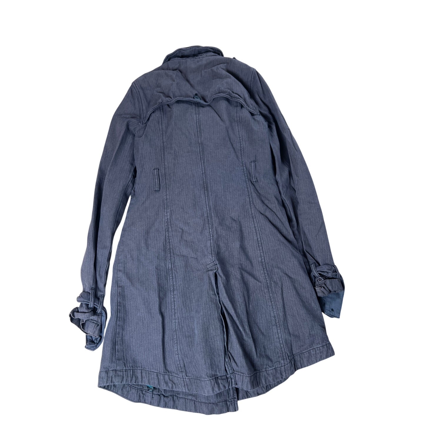 We The Free Trench Coat Womens S  Grey Lined Free People Buttons