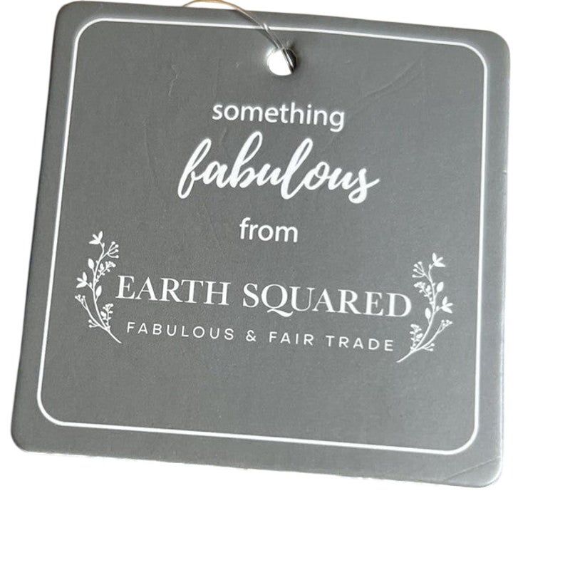 Earth Squared Cushion Cover Gray 60x60 Cm 100% Wool Checked Traditional