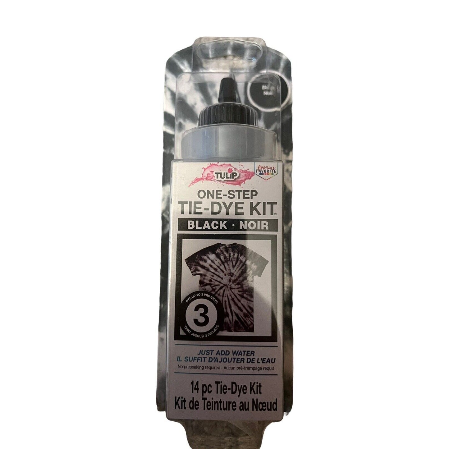 Tulip One-Step Tie Dye Kit 14 pcs Black GREAT GIFT NEW NWT