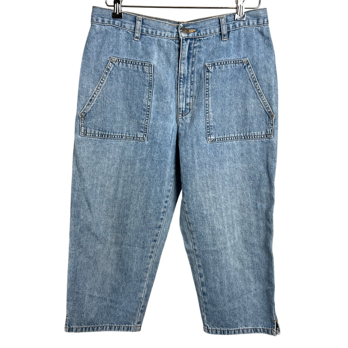 Cherokee Size 12 Women Pants Big Pocket Denim