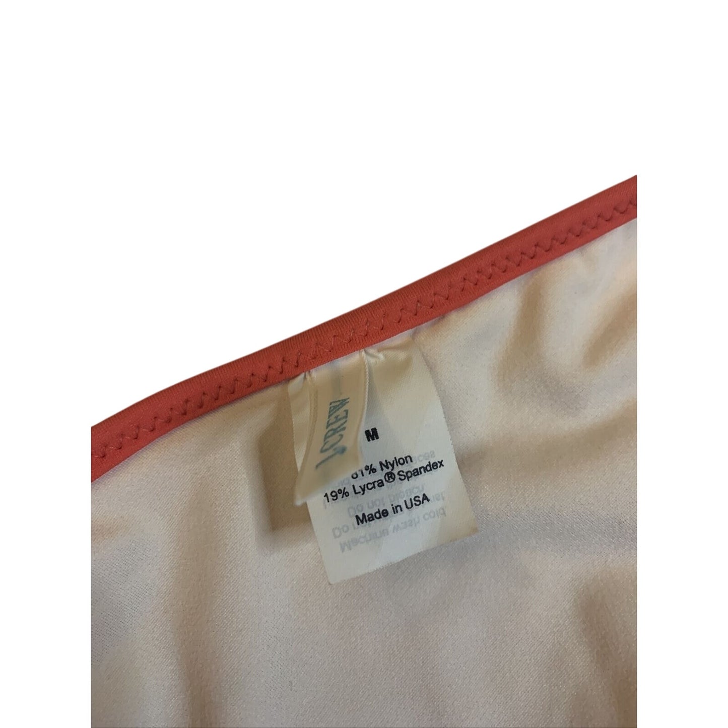 J.Crew Pink Bikini Tie Back Top swim swimwear Size Medium M - EUC