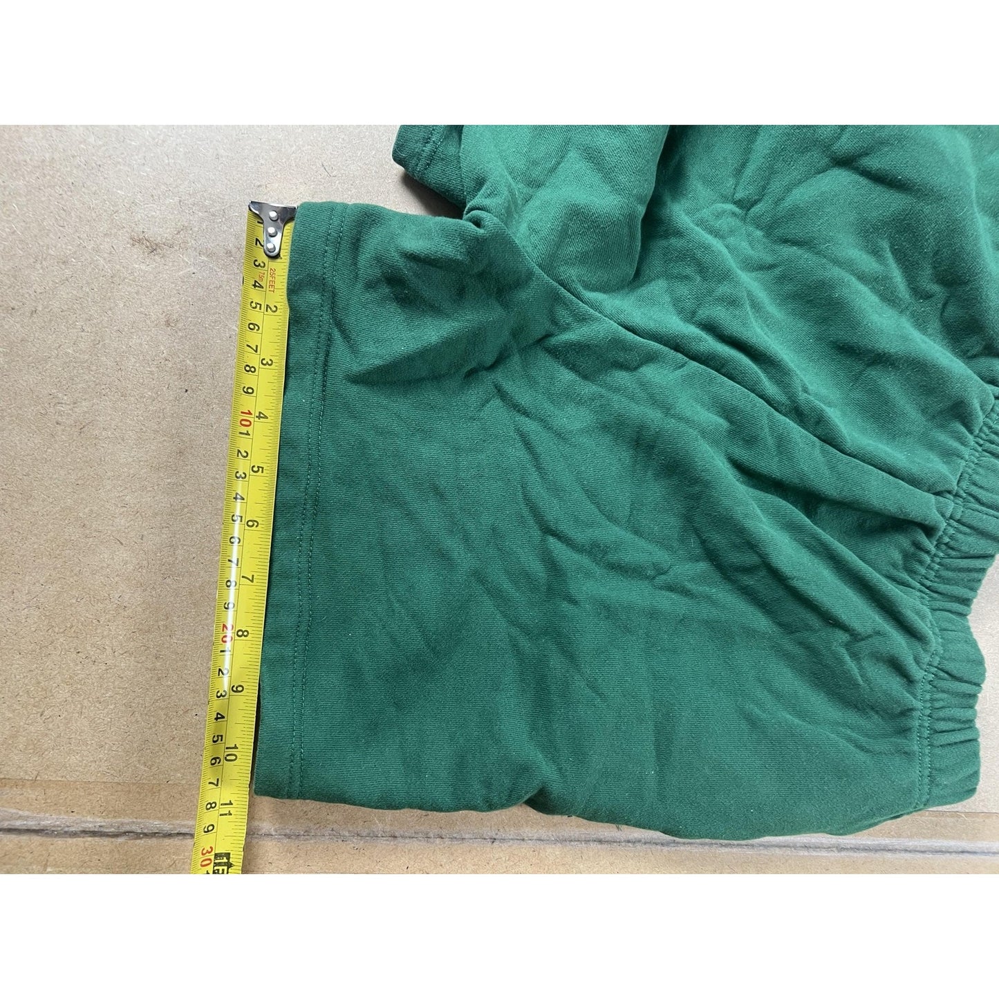CODIRMA Mens Medium Green French Terry Sweat Shorts Elastic Waist Activewear