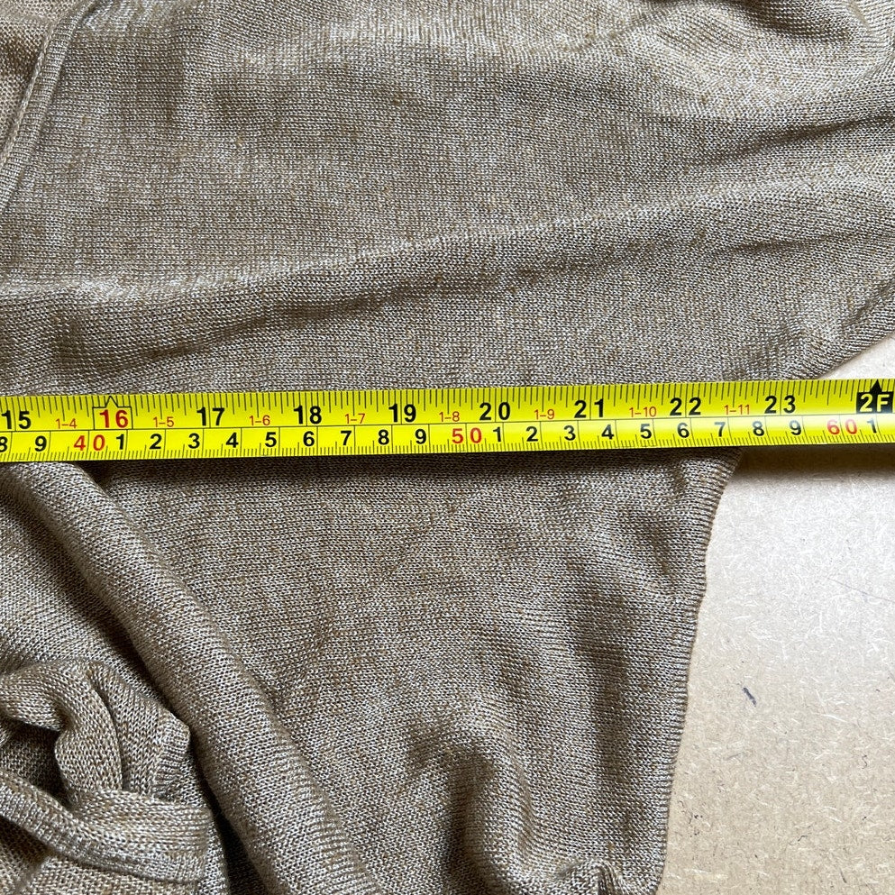 NWT J.Crew Tan Cardigan Women Size Large