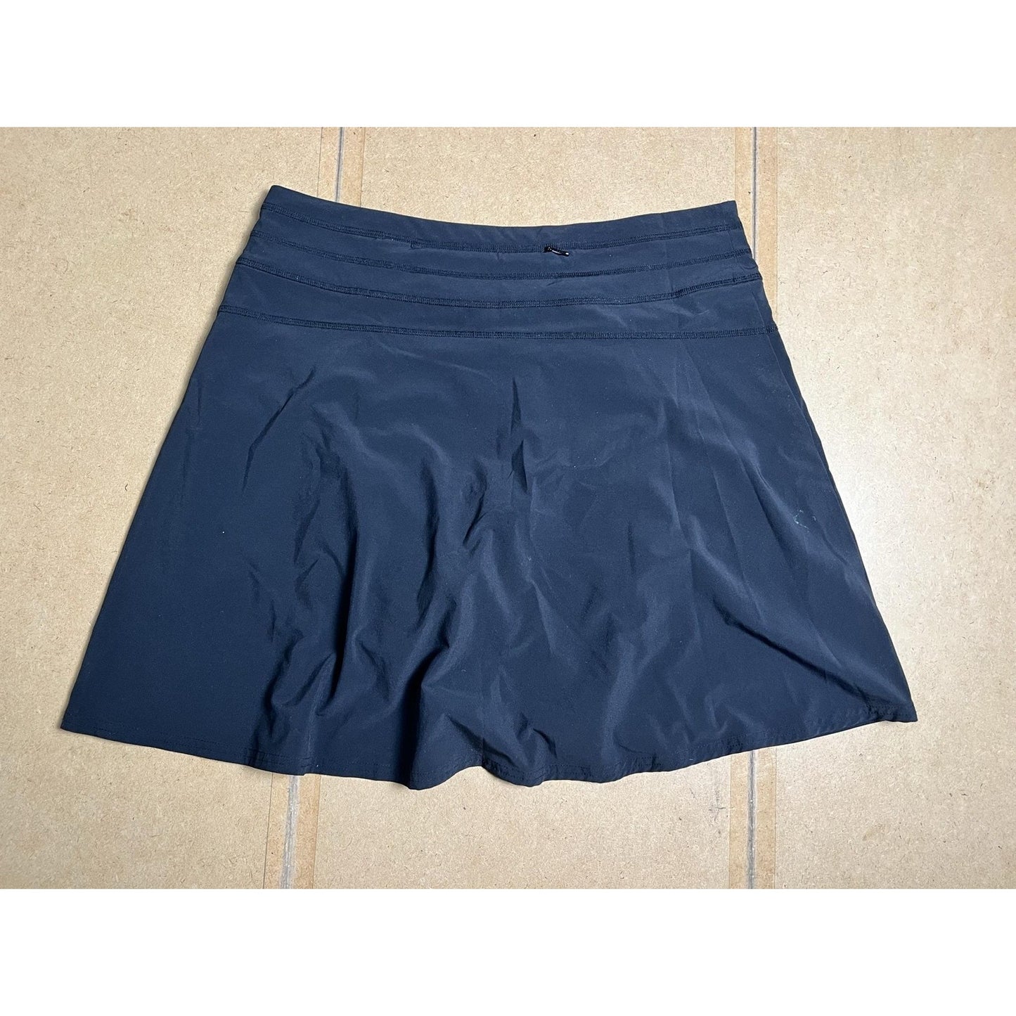 Athleta Skirt Womens 12 Blue A-Line Athletic Lightweight Pockets Stretch Active