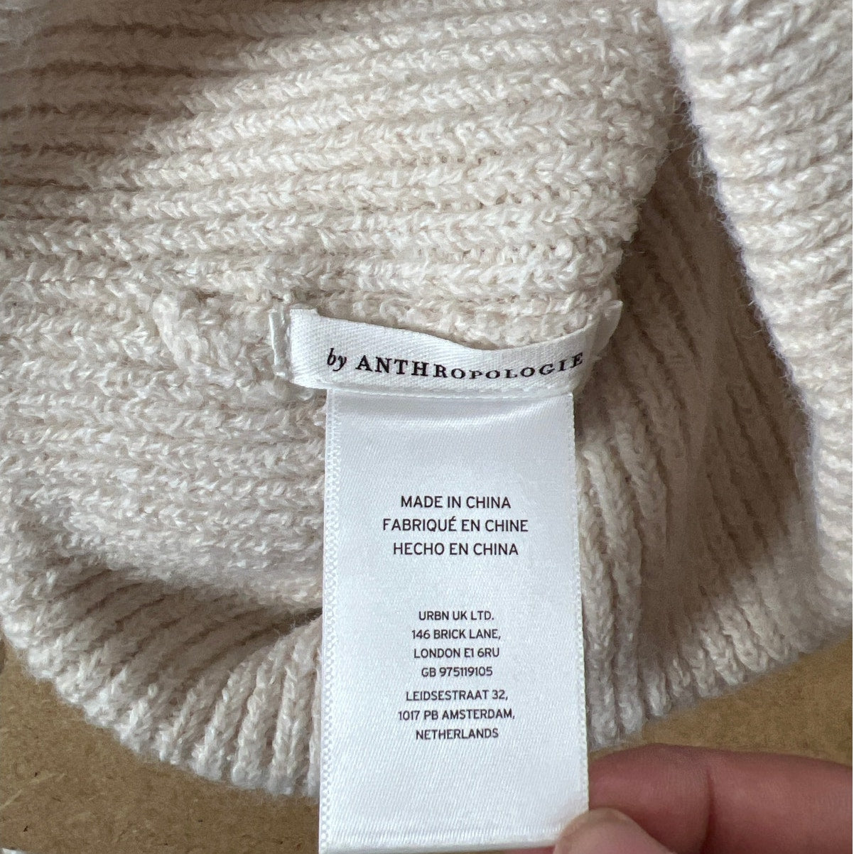 Anthropologie White With Black Bows One Size