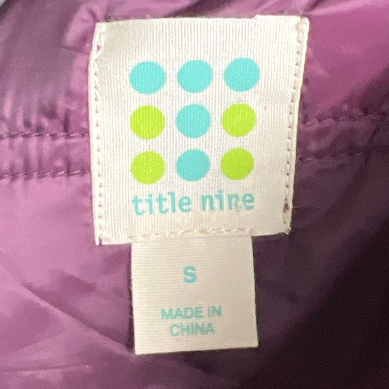 Title 9 Mixmaster 90 Jacket Women's Size S Purple Lightweight Warm