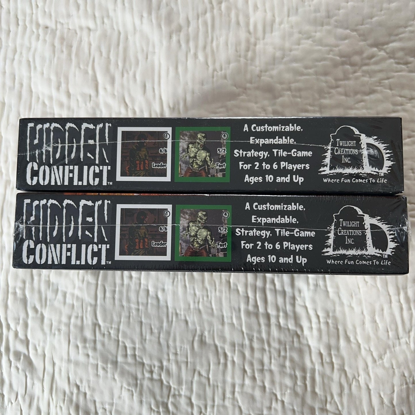 Twilight Creations Inc. Hidden Conflict Board Game Lot Of 2 Sealed Multicolor