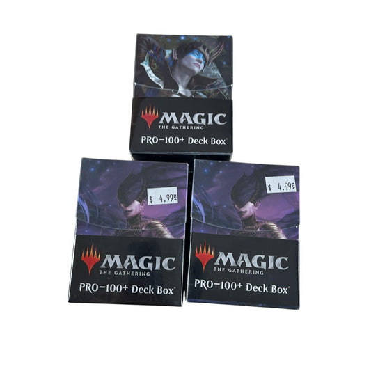 Ultra PRO Magic The Gathering PRO-100+ Deck Box Sealed Lot Of 3 Multicolor New