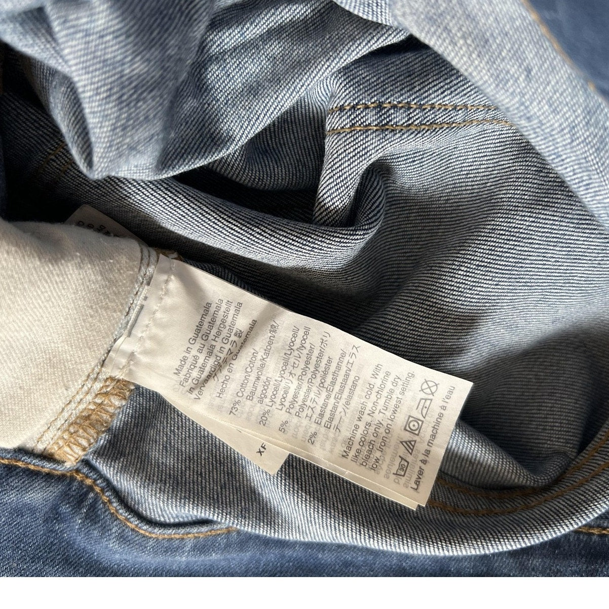 Madewell Jeans Womens 30 Blue Medium Wash Cali Demi-Boot Raw Hem Button Fly