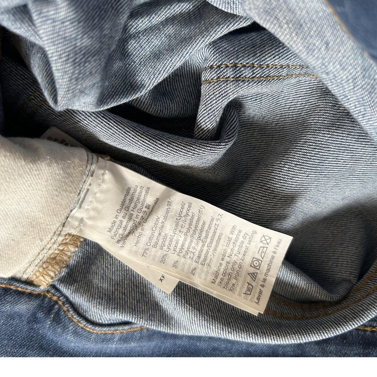 Madewell Jeans Womens 30 Blue Medium Wash Cali Demi-Boot Raw Hem Button Fly