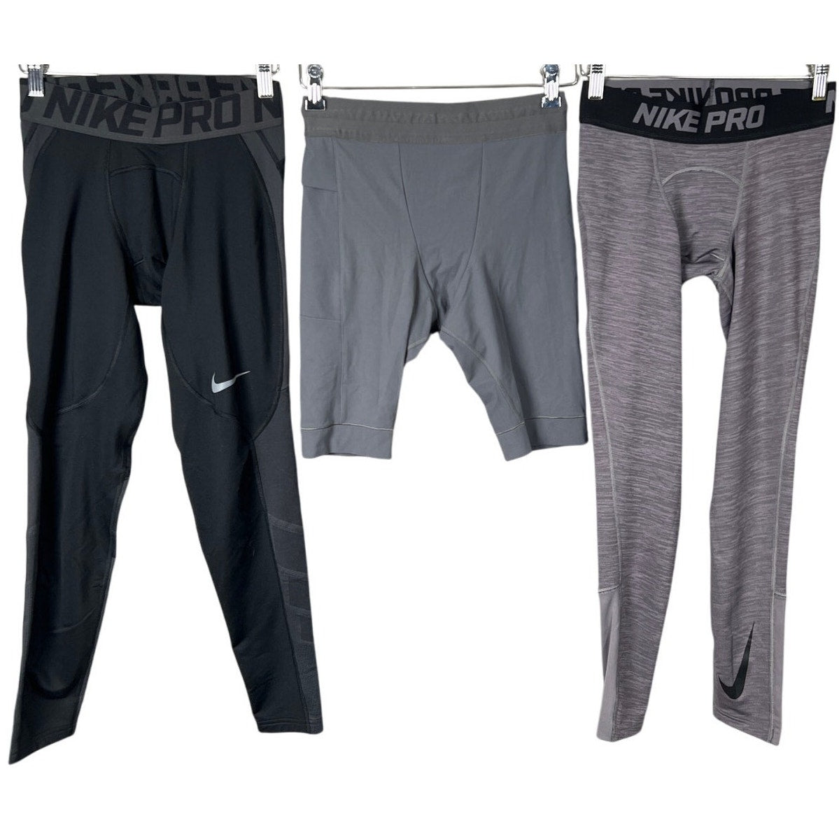 Nike Pro Hyperwarm Combat 8 Pair Small Compression & 1 Pair Shorts