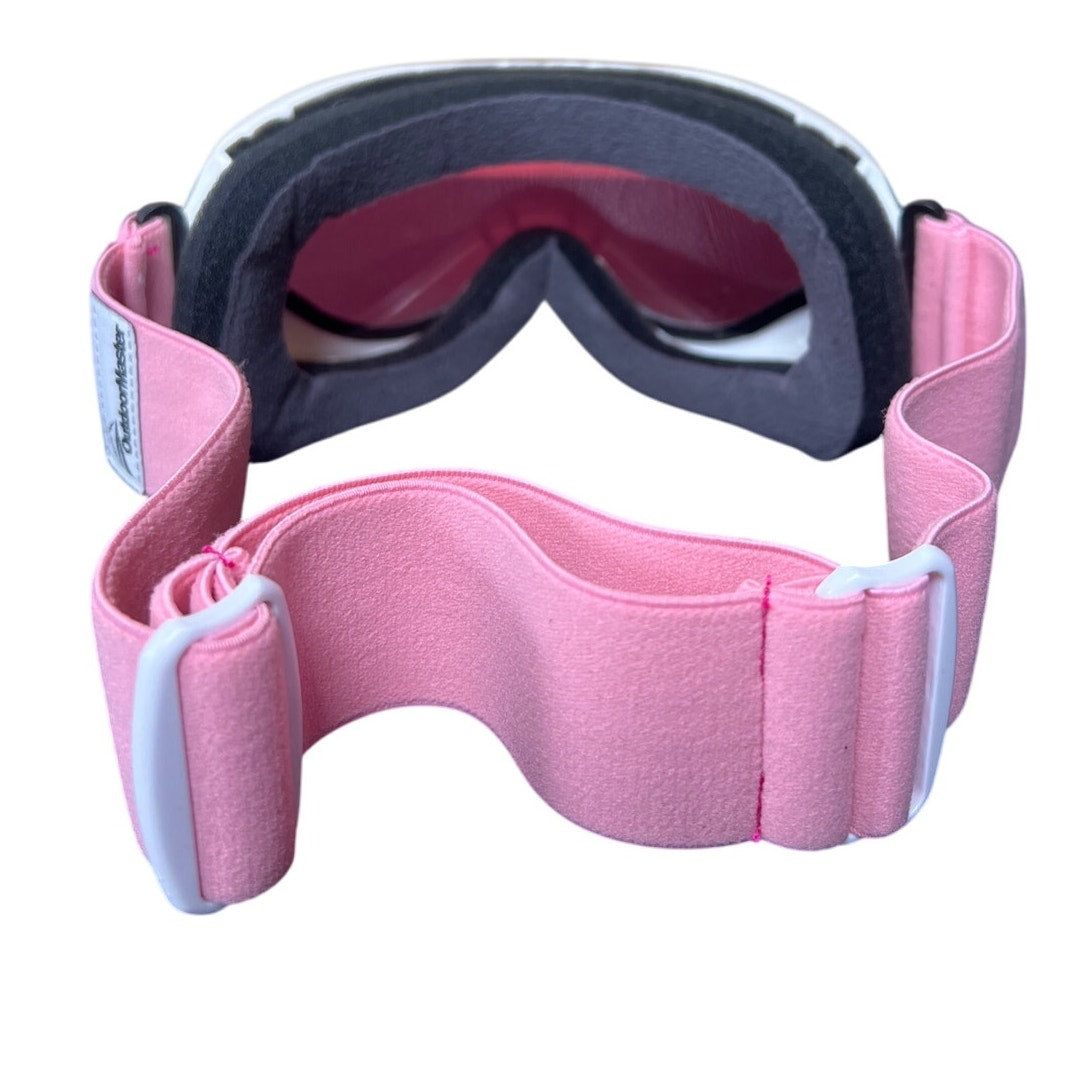 Outdoor Master Ski Goggles Pink Adjustable Strap OTG Anti Fog