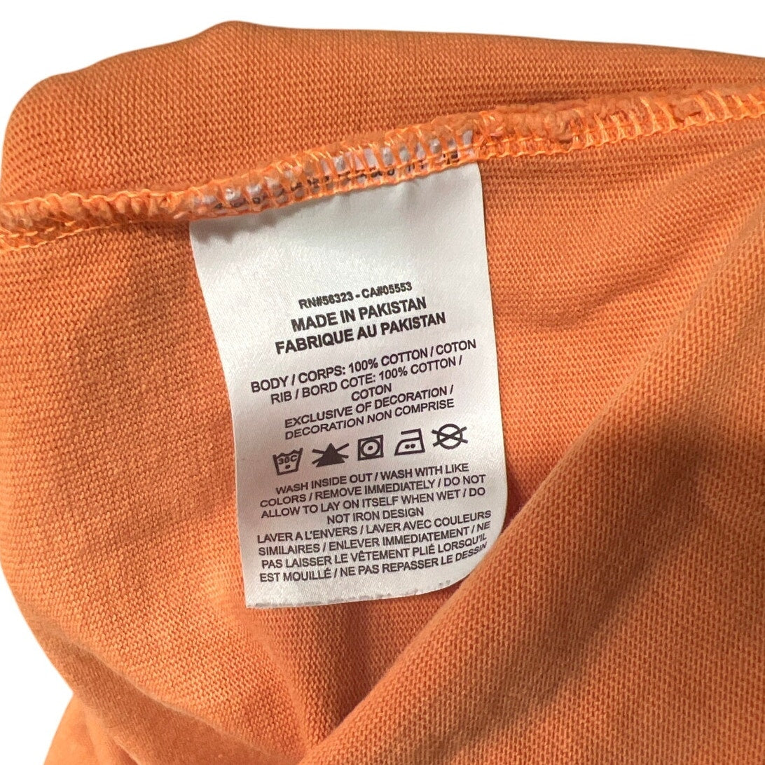Nike Center Swoosh Orange Tank Top Size Medium Sleeveless Active