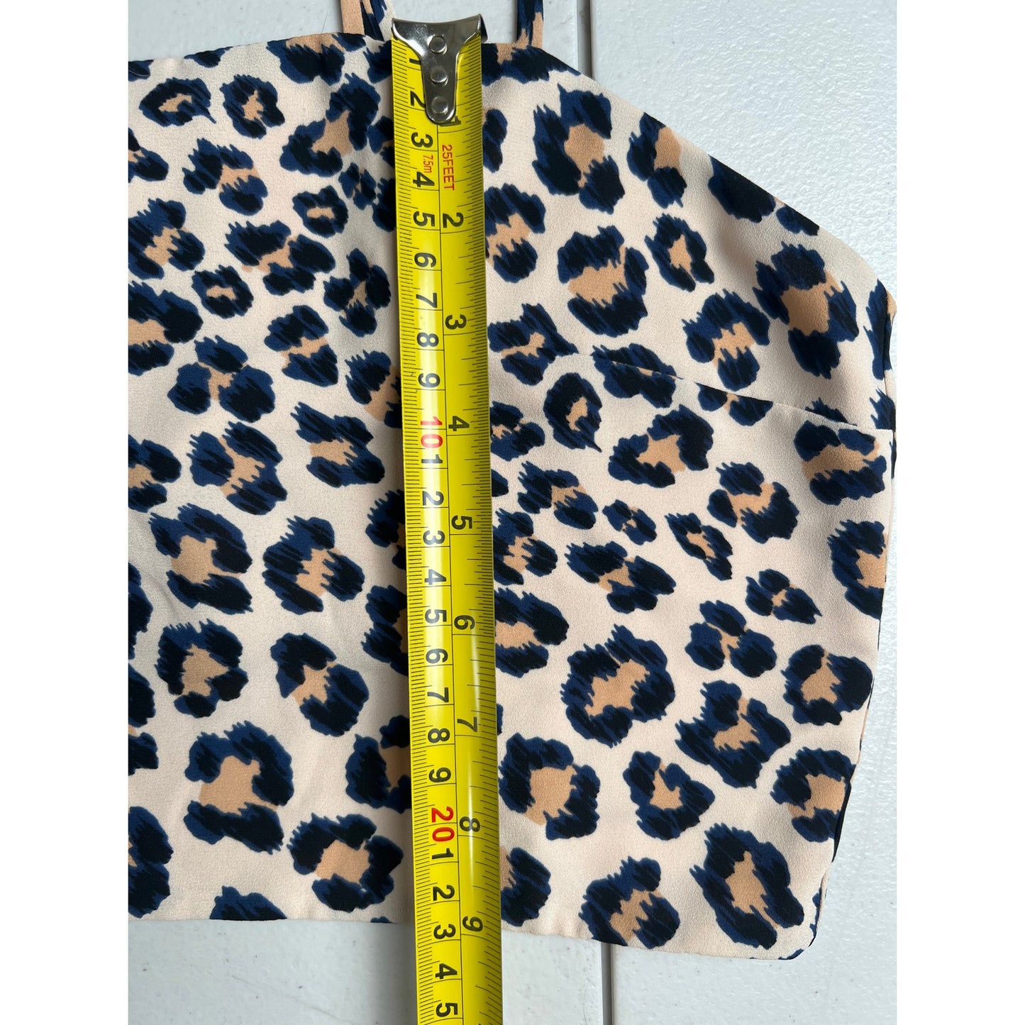 Victoria Secret NWT Tie Back Cami Reversible Nude Cheetah Medium