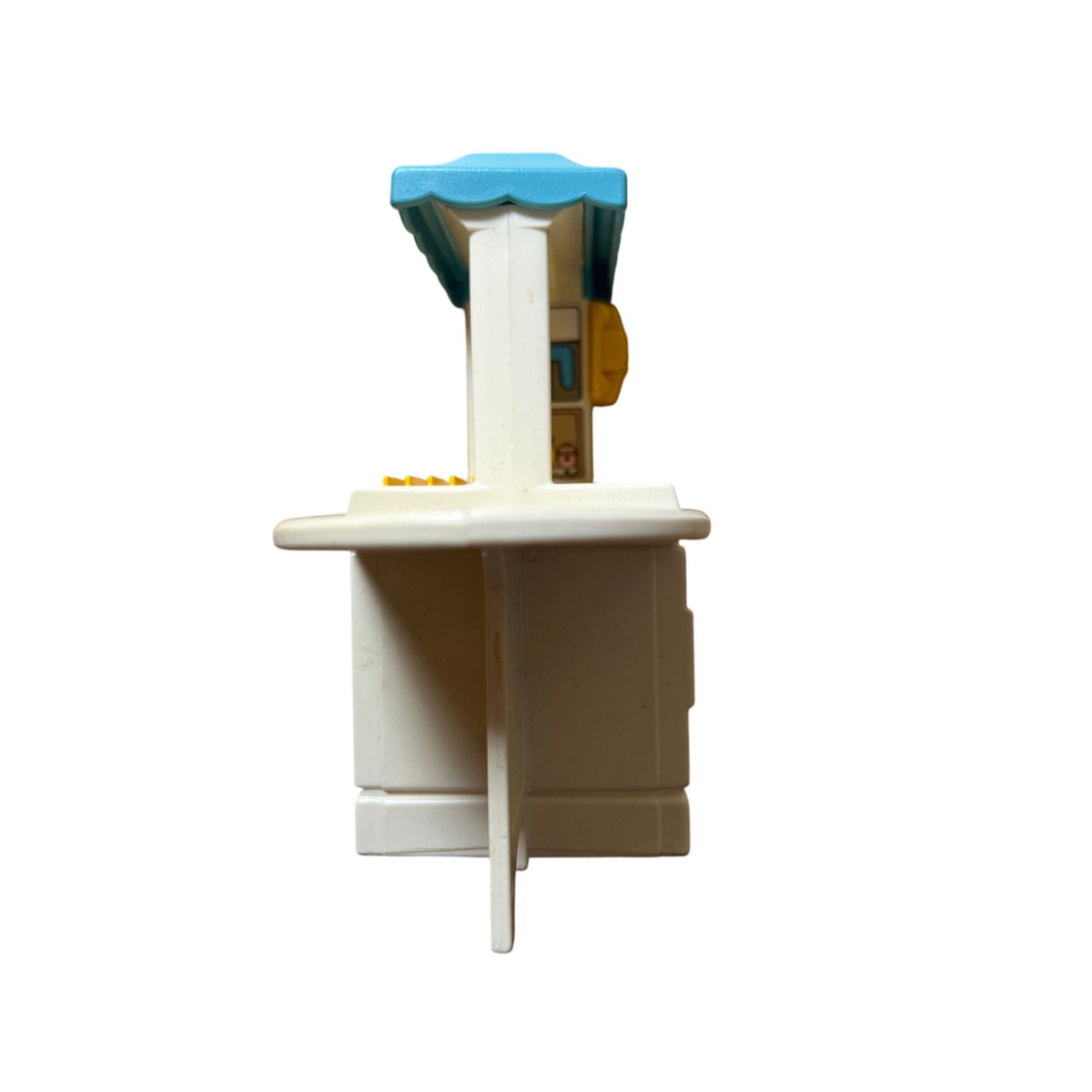 Vintage Little Tikes Party Kitchen Doll House Furniture Counter Stove Blue Top