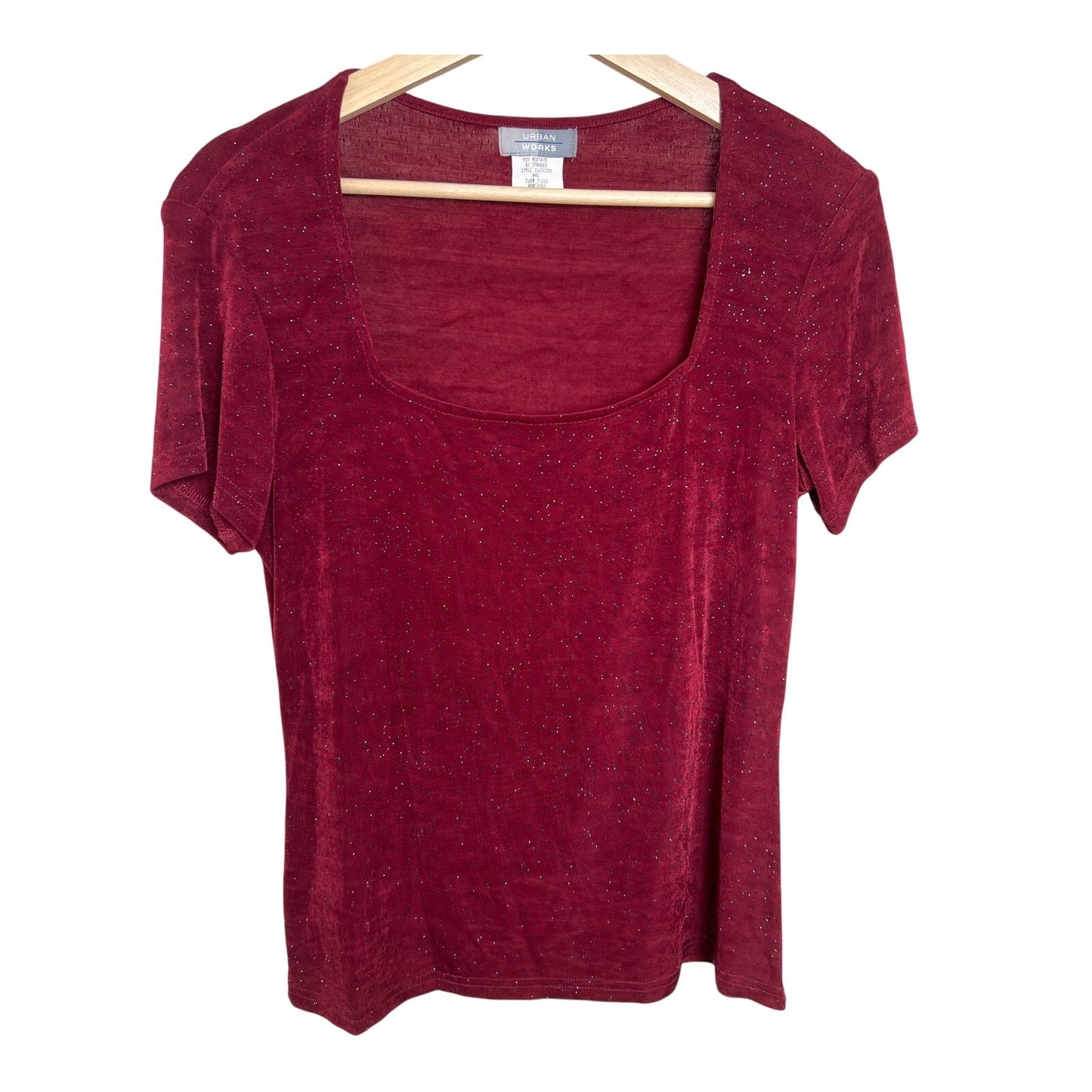 Y2K Urban Works Made In USA Medium Red Top