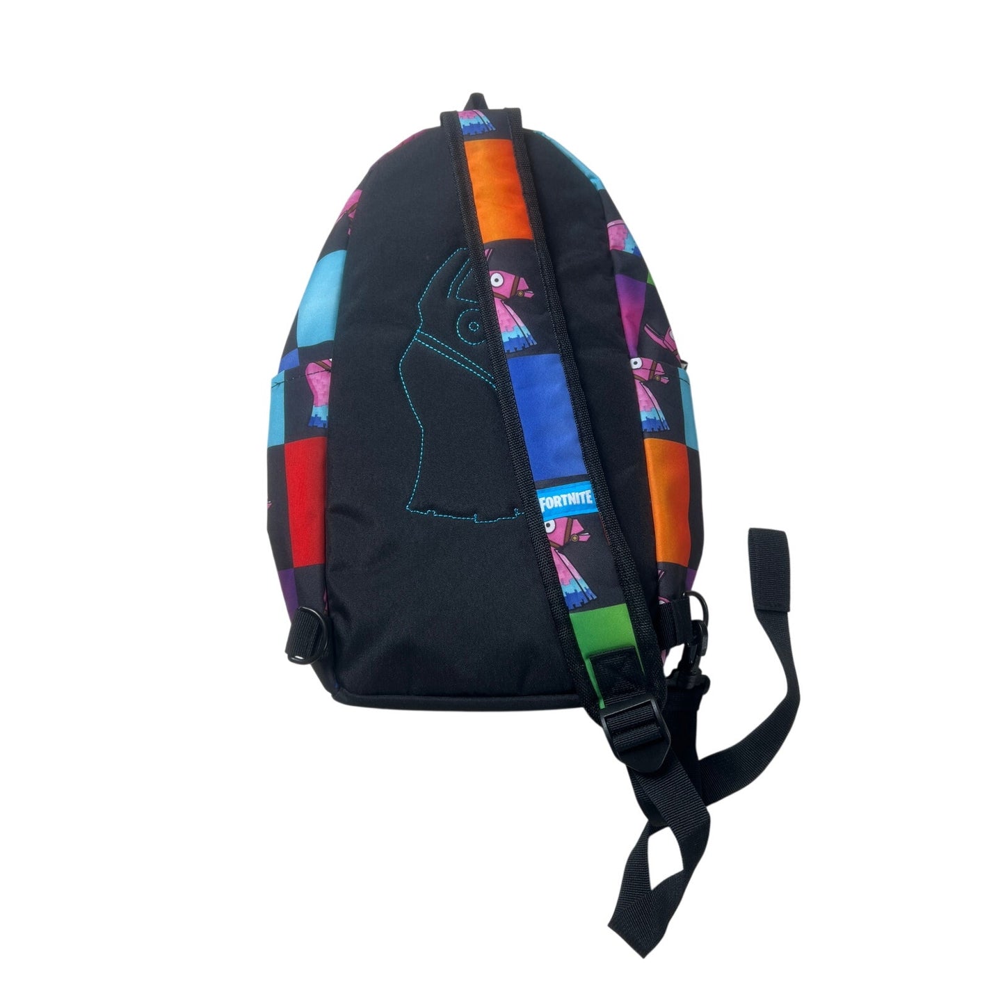 Fortnite Amplify Rainbow Checkered Sling Pack Backpack